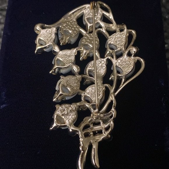Vintage signed STAR Rhinestone Brooch - Picture 4 of 5